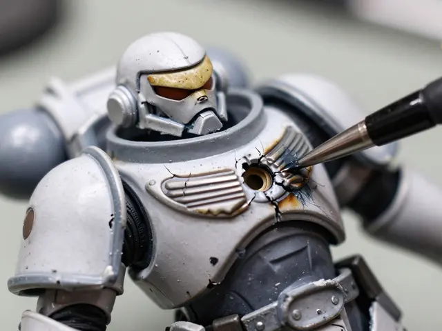 Battle Damage и сколы в Warhammer 40K: гайд по реалистичной конверсии