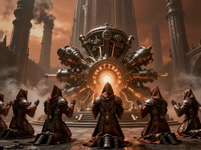 Человечество в Warhammer 40K: технология как религия и её культ