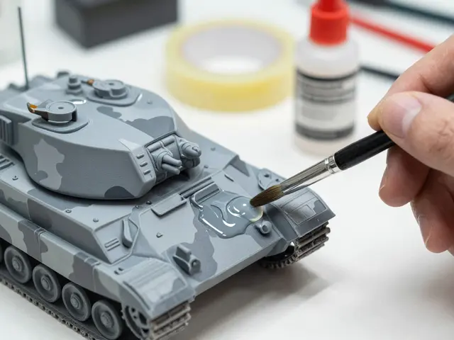 Хард-эдж камуфляж Warhammer 40K: пошаговый гайд со скотчем и жидкой маской