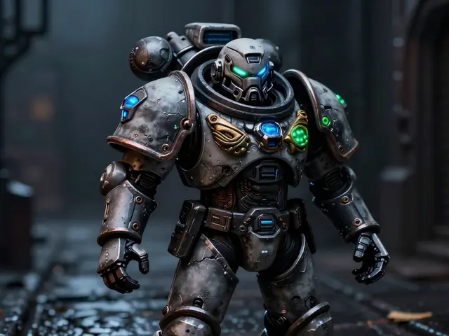 Киберпанк и готика в Warhammer 40K: стиль через покрас