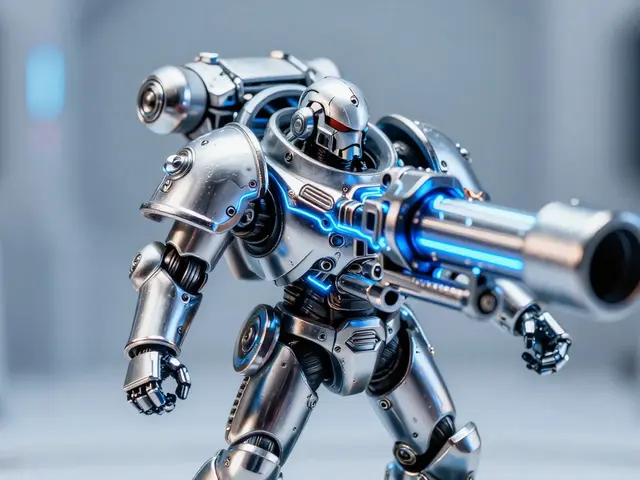 Некроны в стиле хайтек: как сочетать хром и неон в Warhammer 40K