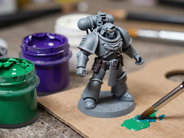 Окраска кожиксинов и чужеродов Warhammer 40K: зелёные, фиолетовые, белые