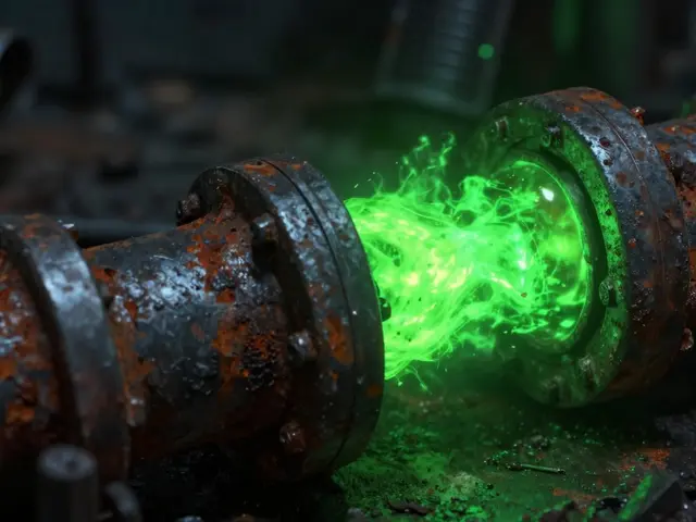 Продвинутые эффекты на террейне Warhammer 40K: свечение, дым и ржавчина