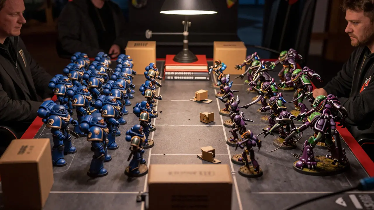 Warhammer 40K для двух игроков: первый обучающий сценарий