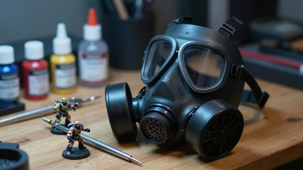 Защита при работе с химикатами в Warhammer 40K: маски и вентиляция
