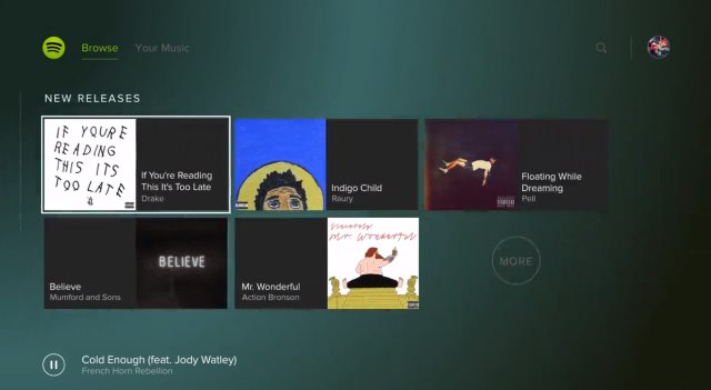 PlayStation Music - интеграция Spotify