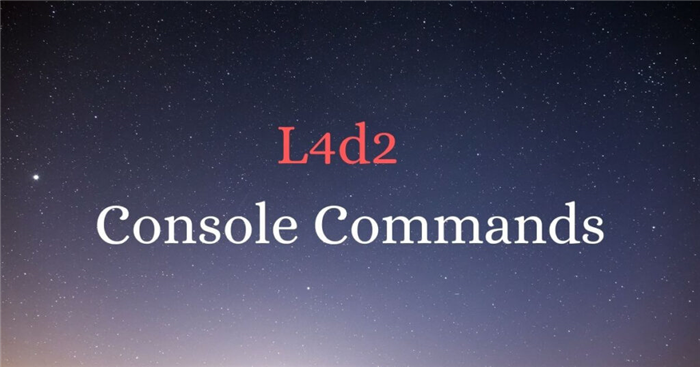 an image with L4d2 console commands written on it.
