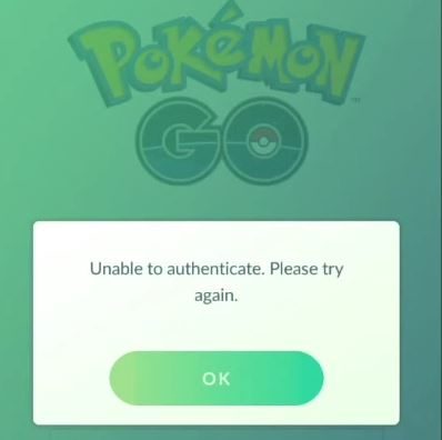 Pokemon Go ошибка