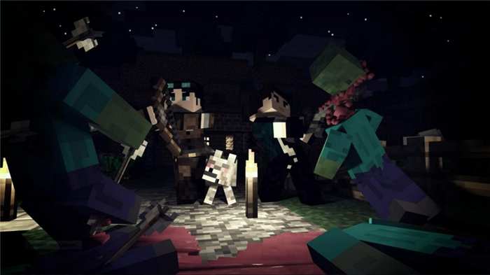 Тактика боя против мобов в Minecraft: зомби, пауки, скелеты