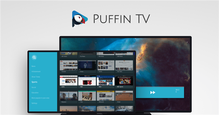 Веб-браузер Puffin TV