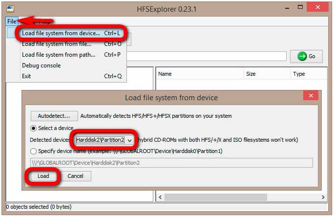 Как в Windows открыть диски с файловой системой HFS+
