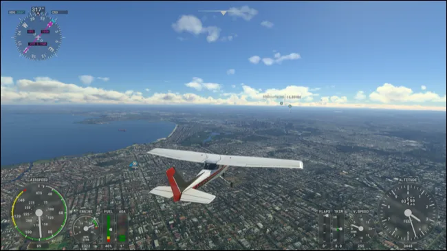 Microsoft Flight Simulator, Мельбурн, Австралия.