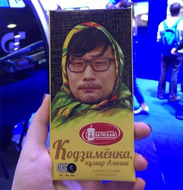 Шоколад Кодзимы на выставке Gamesworld2019