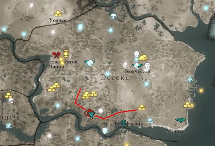 Энтузиасты хайка в Assassin's Creed Карта мира