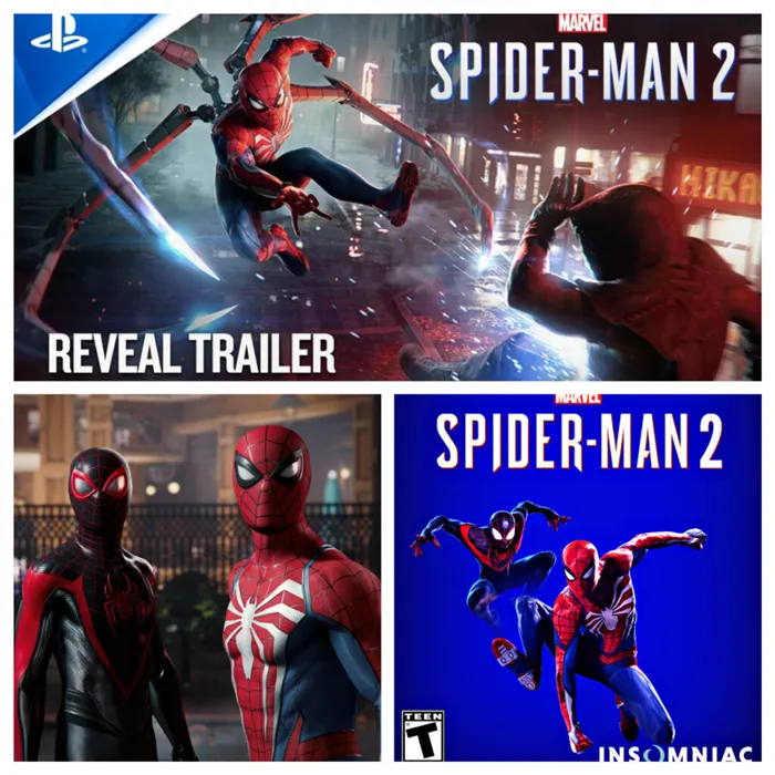 Эксклюзивные игры для PlayStation 5 - Человек-паук 2 (2023)