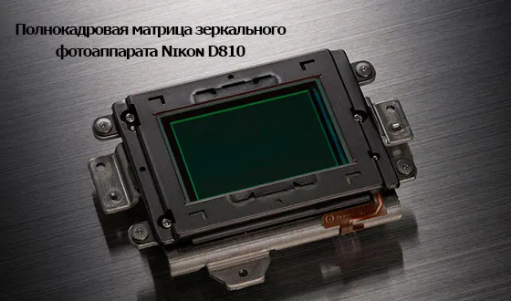 Матрица зеркальной камеры Nikon D810