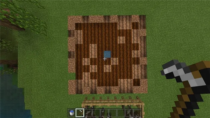  Как обрабатывать землю в Minecraft3