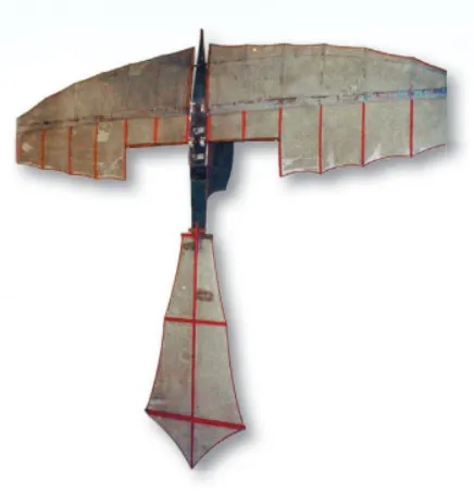 Модель летающей машины Дж. Стрингфеллоу в Лондонском музее.