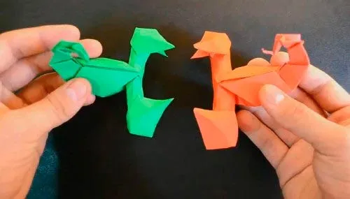 Оригами скорпиона
