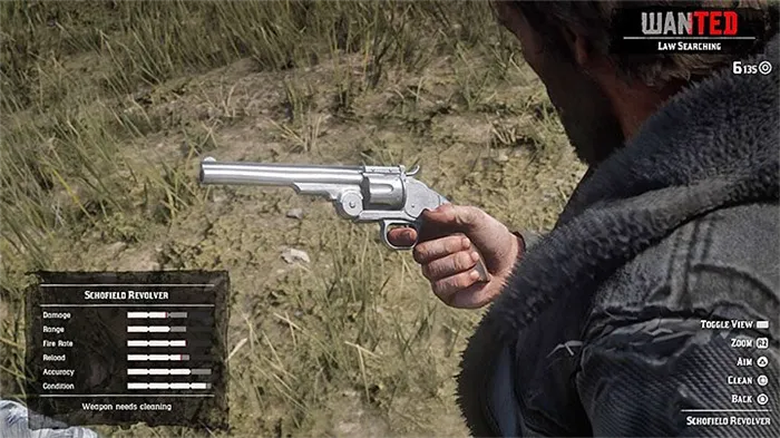 Револьвер Скофилда - один из лучших револьверов в игре - Red Dead Redemption 2: руководство по лучшему оружию - Основы игры - Руководство по Red Dead Redemption 2