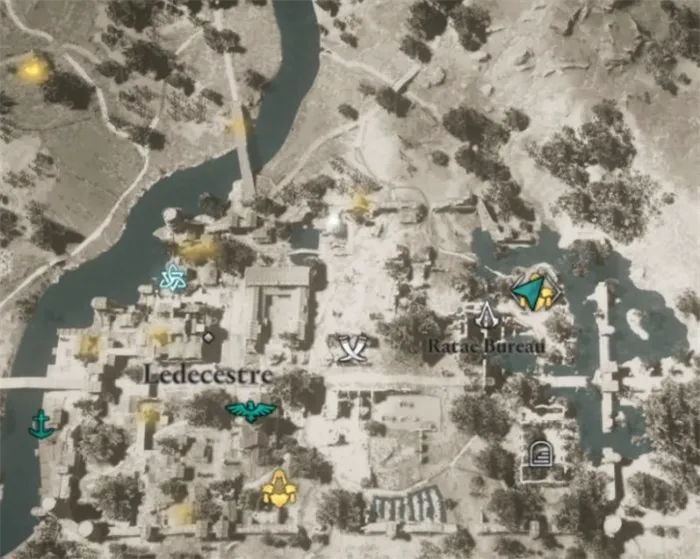 Γραφείο στο Ratai στον παγκόσμιο χάρτη του Assassin's Creed: Valhalla