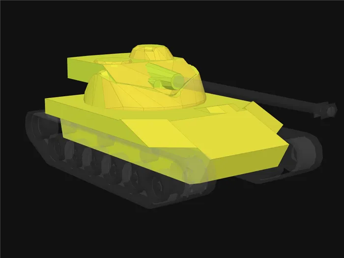 Лобовая броня B-C 25 т в World of Tanks.