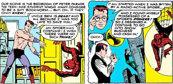 Питер Паркер Человек-паук, биография персонажа Питера Паркера, Человек-паук.