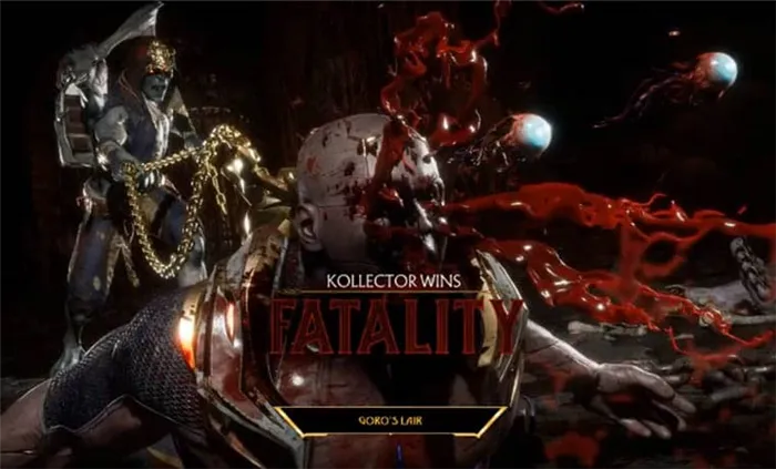 Результаты смертности в игре Mortal Kombat X