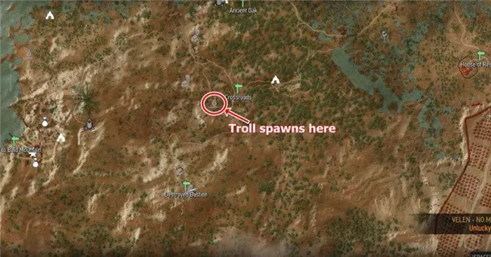 Узнайте, где найти желудки троллей в пещере в The Witcher 3: The Wild Hunt